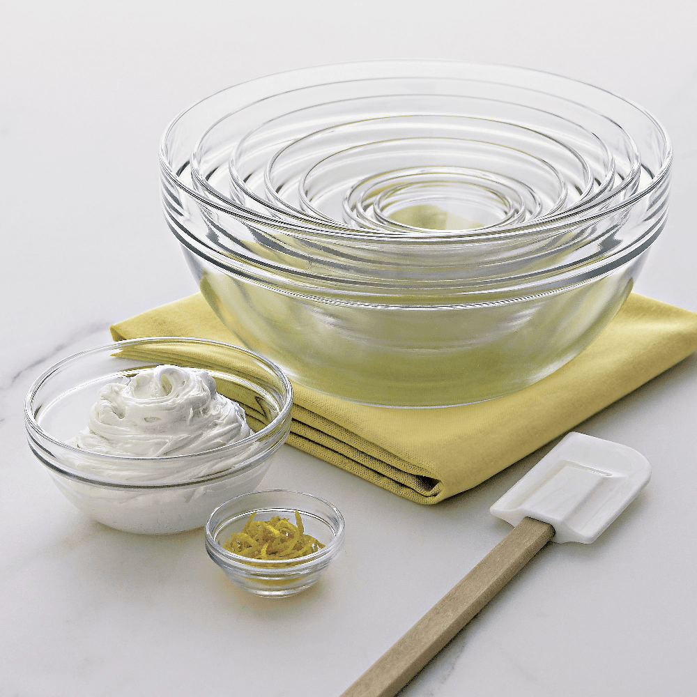 10 Piece 2.25 10.25 Inches Glass Nesting Bowl Set